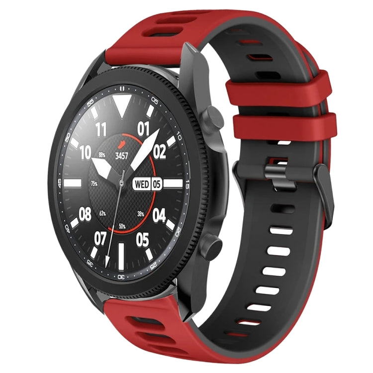 Dây đồng hồ silicone hai màu 20mm, Dành cho Samsung Galaxy Watch 5 Pro 45mm, Dành cho Samsung Galaxy Watch 4 40mm