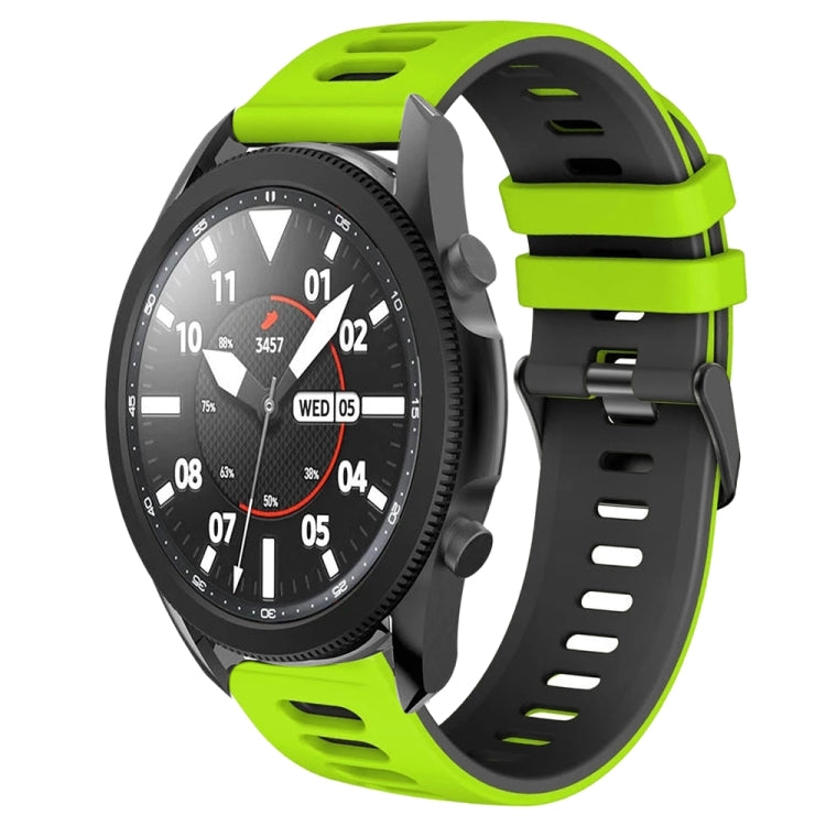 Dây đồng hồ silicone hai màu 20mm, Dành cho Samsung Galaxy Watch 5 Pro 45mm, Dành cho Samsung Galaxy Watch 4 40mm