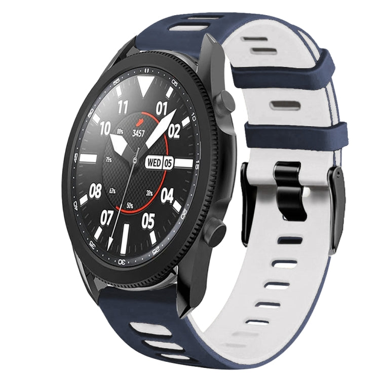 Dây đồng hồ silicone hai màu 20mm, Dành cho Samsung Galaxy Watch 5 Pro 45mm, Dành cho Samsung Galaxy Watch 4 40mm