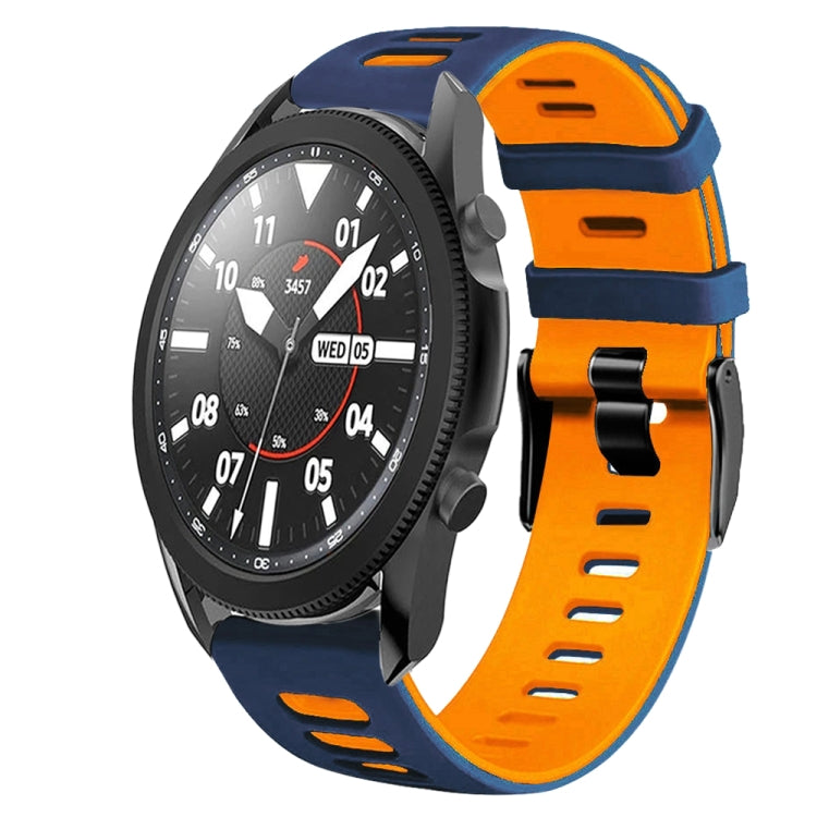 Dây đồng hồ silicone hai màu 20mm, Dành cho Samsung Galaxy Watch 5 Pro 45mm, Dành cho Samsung Galaxy Watch 4 40mm