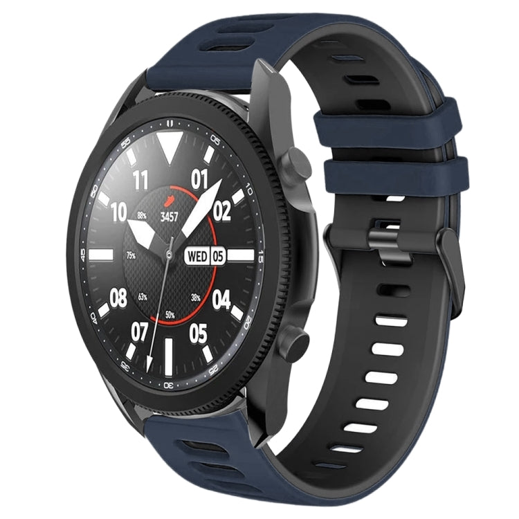 Dây đồng hồ silicone hai màu 20mm, Dành cho Samsung Galaxy Watch 5 Pro 45mm, Dành cho Samsung Galaxy Watch 4 40mm