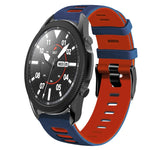 Dây đồng hồ silicone hai màu 20mm, Dành cho Samsung Galaxy Watch 5 Pro 45mm, Dành cho Samsung Galaxy Watch 4 40mm