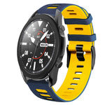 Dây đồng hồ silicone hai màu 20mm, Dành cho Samsung Galaxy Watch 5 Pro 45mm, Dành cho Samsung Galaxy Watch 4 40mm
