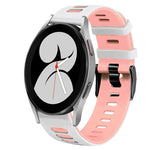 Dây đồng hồ silicone hai màu 20mm, Dành cho Samsung Galaxy Watch 5 Pro 45mm, Dành cho Samsung Galaxy Watch 4 40mm