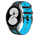 Dây đồng hồ silicone hai màu 20mm, Dành cho Samsung Galaxy Watch 5 Pro 45mm, Dành cho Samsung Galaxy Watch 4 40mm