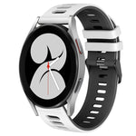 Dây đồng hồ silicone hai màu 20mm, Dành cho Samsung Galaxy Watch 5 Pro 45mm, Dành cho Samsung Galaxy Watch 4 40mm