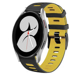 Dây đồng hồ silicone hai màu 20mm, Dành cho Samsung Galaxy Watch 5 Pro 45mm, Dành cho Samsung Galaxy Watch 4 40mm