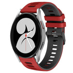 Dây đồng hồ silicone hai màu 20mm, Dành cho Samsung Galaxy Watch 5 Pro 45mm, Dành cho Samsung Galaxy Watch 4 40mm