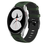 Dây đồng hồ silicone hai màu 20mm, Dành cho Samsung Galaxy Watch 5 Pro 45mm, Dành cho Samsung Galaxy Watch 4 40mm