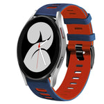 Dây đồng hồ silicone hai màu 20mm, Dành cho Samsung Galaxy Watch 5 Pro 45mm, Dành cho Samsung Galaxy Watch 4 40mm