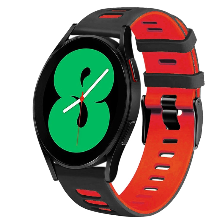 Dây đồng hồ silicone hai màu 20mm, Dành cho Samsung Galaxy Watch 4 44mm, Dành cho Samsung Galaxy Watch 4 Classic 46mm