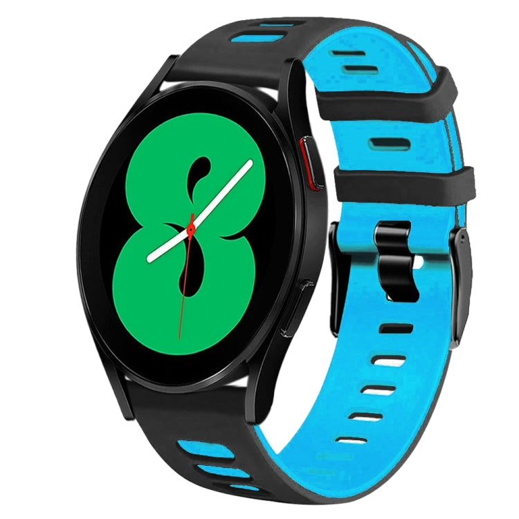 Dây đồng hồ silicone hai màu 20mm, Dành cho Samsung Galaxy Watch 4 44mm, Dành cho Samsung Galaxy Watch 4 Classic 46mm