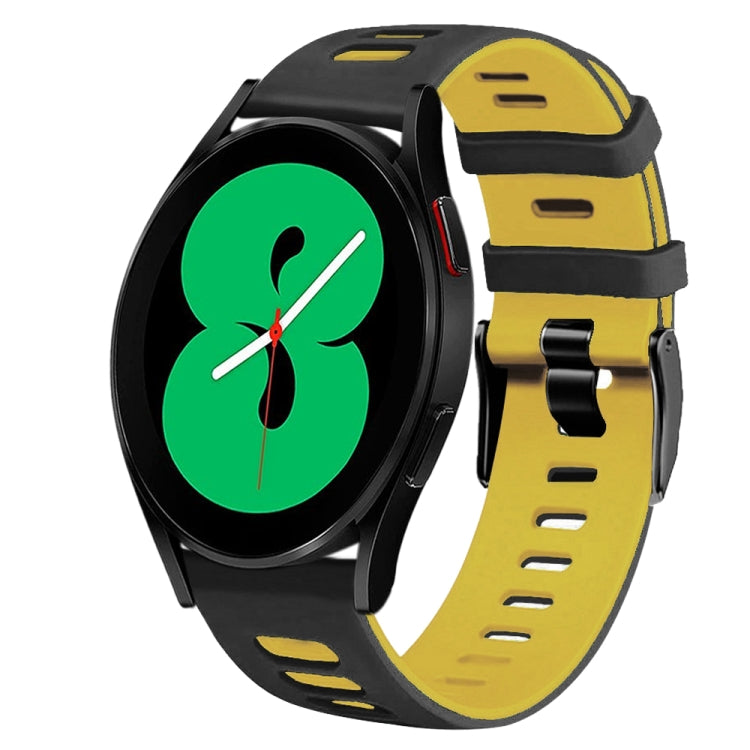 Dây đồng hồ silicone hai màu 20mm, Dành cho Samsung Galaxy Watch 4 44mm, Dành cho Samsung Galaxy Watch 4 Classic 46mm