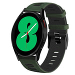 Dây đồng hồ silicone hai màu 20mm, Dành cho Samsung Galaxy Watch 4 44mm, Dành cho Samsung Galaxy Watch 4 Classic 46mm
