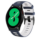 Dây đồng hồ silicone hai màu 20mm, Dành cho Samsung Galaxy Watch 4 44mm, Dành cho Samsung Galaxy Watch 4 Classic 46mm
