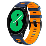 Dây đồng hồ silicone hai màu 20mm, Dành cho Samsung Galaxy Watch 4 44mm, Dành cho Samsung Galaxy Watch 4 Classic 46mm