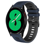 Dây đồng hồ silicone hai màu 20mm, Dành cho Samsung Galaxy Watch 4 44mm, Dành cho Samsung Galaxy Watch 4 Classic 46mm