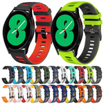 Dây đồng hồ silicone hai màu 20mm, Dành cho Samsung Galaxy Watch 4 44mm, Dành cho Samsung Galaxy Watch 4 Classic 46mm