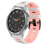 Dây đồng hồ silicone hai màu 20mm, Dành cho Samsung Galaxy Watch 4 44mm, Dành cho Samsung Galaxy Watch 4 Classic 46mm