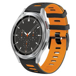 Dây đồng hồ silicone hai màu 20mm, Dành cho Samsung Galaxy Watch 4 44mm, Dành cho Samsung Galaxy Watch 4 Classic 46mm