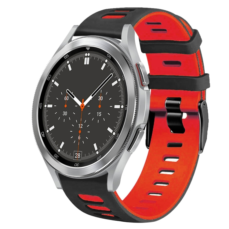 Dây đồng hồ silicone hai màu 20mm, Dành cho Samsung Galaxy Watch 4 44mm, Dành cho Samsung Galaxy Watch 4 Classic 46mm