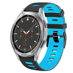 Dây đồng hồ silicone hai màu 20mm, Dành cho Samsung Galaxy Watch 4 44mm, Dành cho Samsung Galaxy Watch 4 Classic 46mm