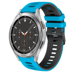 Dây đồng hồ silicone hai màu 20mm, Dành cho Samsung Galaxy Watch 4 44mm, Dành cho Samsung Galaxy Watch 4 Classic 46mm