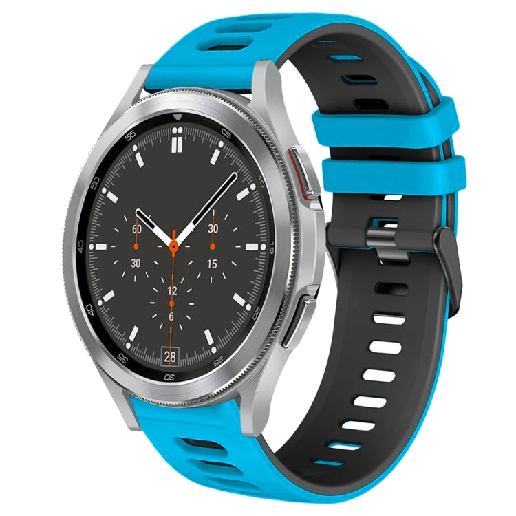 Dây đồng hồ silicone hai màu 20mm, Dành cho Samsung Galaxy Watch 4 44mm, Dành cho Samsung Galaxy Watch 4 Classic 46mm