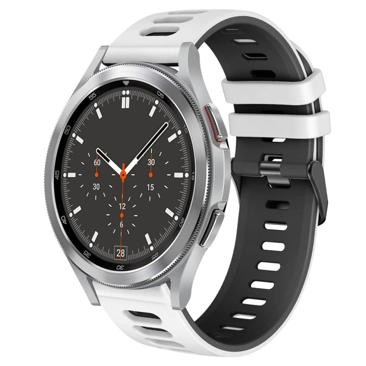 Dây đồng hồ silicone hai màu 20mm, Dành cho Samsung Galaxy Watch 4 44mm, Dành cho Samsung Galaxy Watch 4 Classic 46mm