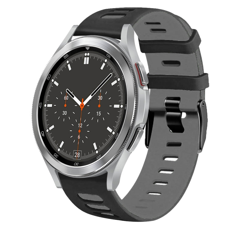 Dây đồng hồ silicone hai màu 20mm, Dành cho Samsung Galaxy Watch 4 44mm, Dành cho Samsung Galaxy Watch 4 Classic 46mm