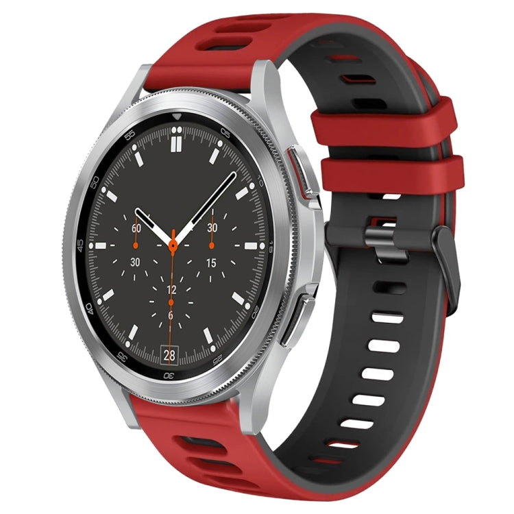 Dây đồng hồ silicone hai màu 20mm, Dành cho Samsung Galaxy Watch 4 44mm, Dành cho Samsung Galaxy Watch 4 Classic 46mm