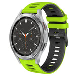 Dây đồng hồ silicone hai màu 20mm, Dành cho Samsung Galaxy Watch 4 44mm, Dành cho Samsung Galaxy Watch 4 Classic 46mm