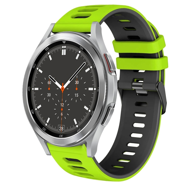 Dây đồng hồ silicone hai màu 20mm, Dành cho Samsung Galaxy Watch 4 44mm, Dành cho Samsung Galaxy Watch 4 Classic 46mm