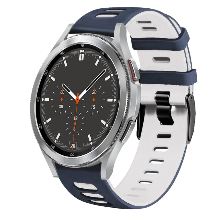 Dây đồng hồ silicone hai màu 20mm, Dành cho Samsung Galaxy Watch 4 44mm, Dành cho Samsung Galaxy Watch 4 Classic 46mm