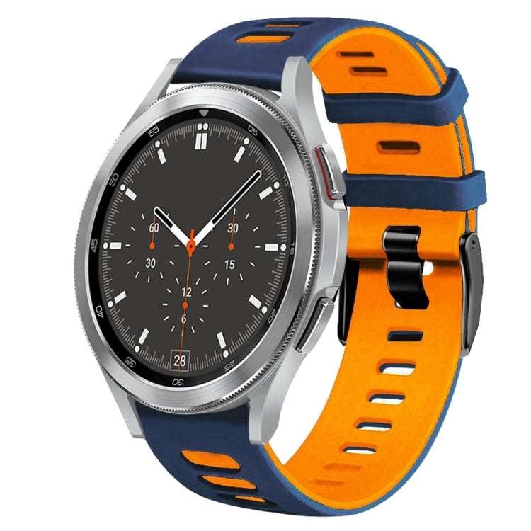 Dây đồng hồ silicone hai màu 20mm, Dành cho Samsung Galaxy Watch 4 44mm, Dành cho Samsung Galaxy Watch 4 Classic 46mm