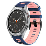 Dây đồng hồ silicone hai màu 20mm, Dành cho Samsung Galaxy Watch 4 44mm, Dành cho Samsung Galaxy Watch 4 Classic 46mm