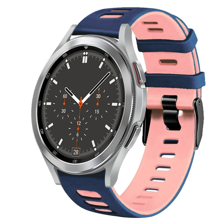 Dây đồng hồ silicone hai màu 20mm, Dành cho Samsung Galaxy Watch 4 44mm, Dành cho Samsung Galaxy Watch 4 Classic 46mm