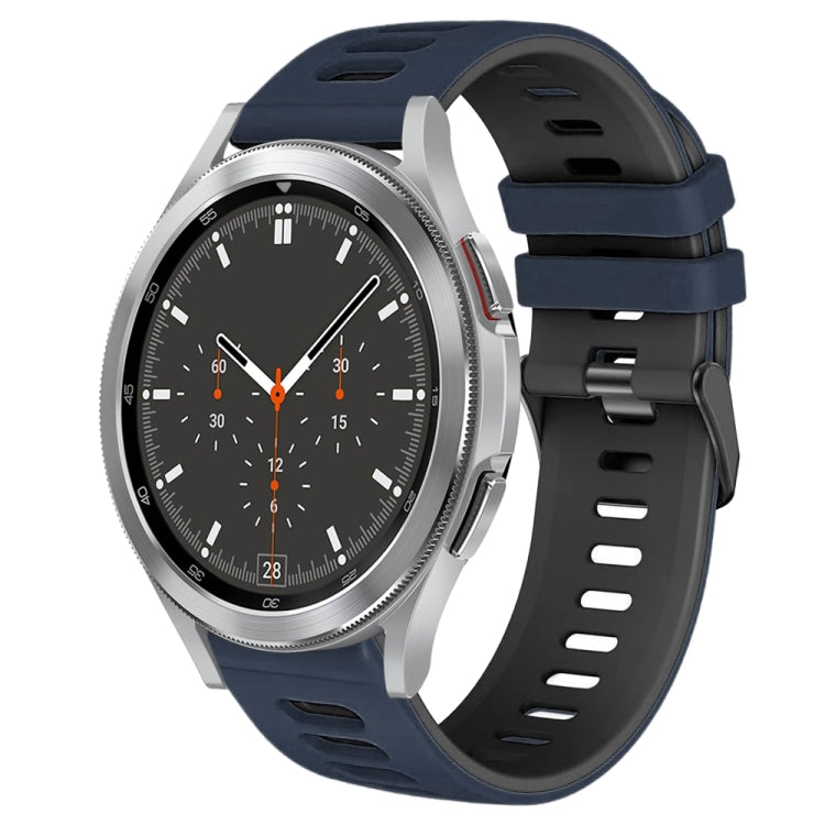 Dây đồng hồ silicone hai màu 20mm, Dành cho Samsung Galaxy Watch 4 44mm, Dành cho Samsung Galaxy Watch 4 Classic 46mm
