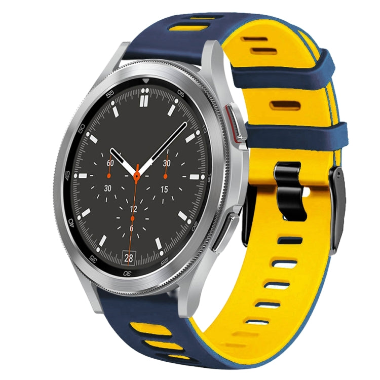 Dây đồng hồ silicone hai màu 20mm, Dành cho Samsung Galaxy Watch 4 44mm, Dành cho Samsung Galaxy Watch 4 Classic 46mm