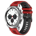 Dây đồng hồ silicone hai màu 20mm, Dành cho Samsung Galaxy Watch 4 Classic 42mm, Dành cho Samsung Galaxy Watch Active 2