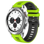 Dây đồng hồ silicone hai màu 20mm, Dành cho Samsung Galaxy Watch 4 Classic 42mm, Dành cho Samsung Galaxy Watch Active 2