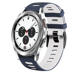 Dây đồng hồ silicone hai màu 20mm, Dành cho Samsung Galaxy Watch 4 Classic 42mm, Dành cho Samsung Galaxy Watch Active 2