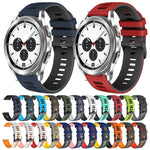 Dây đồng hồ silicone hai màu 20mm, Dành cho Samsung Galaxy Watch 4 Classic 42mm, Dành cho Samsung Galaxy Watch Active 2