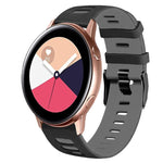 Dây đồng hồ silicone hai màu 20mm, Dành cho Samsung Galaxy Watch 4 Classic 42mm, Dành cho Samsung Galaxy Watch Active 2