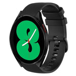 Dây đồng hồ silicone màu trơn kẻ ca-rô 20mm, Dành cho Samsung Galaxy Watch4 44mm, Dành cho Samsung Galaxy Watch4 Classic 46mm, Dành cho Samsung Galaxy Watch4 Classic 42mm, Dành cho Samsung Galaxy Watch Active 2