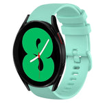 Dây đồng hồ silicone màu trơn kẻ ca-rô 20mm, Dành cho Samsung Galaxy Watch4 44mm, Dành cho Samsung Galaxy Watch4 Classic 46mm, Dành cho Samsung Galaxy Watch4 Classic 42mm, Dành cho Samsung Galaxy Watch Active 2