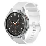 Dây đồng hồ silicone màu trơn kẻ ca-rô 20mm, Dành cho Samsung Galaxy Watch4 44mm, Dành cho Samsung Galaxy Watch4 Classic 46mm, Dành cho Samsung Galaxy Watch4 Classic 42mm, Dành cho Samsung Galaxy Watch Active 2