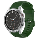 Dây đồng hồ silicone màu trơn kẻ ca-rô 20mm, Dành cho Samsung Galaxy Watch4 44mm, Dành cho Samsung Galaxy Watch4 Classic 46mm, Dành cho Samsung Galaxy Watch4 Classic 42mm, Dành cho Samsung Galaxy Watch Active 2