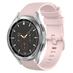 Dây đồng hồ silicone màu trơn kẻ ca-rô 20mm, Dành cho Samsung Galaxy Watch4 44mm, Dành cho Samsung Galaxy Watch4 Classic 46mm, Dành cho Samsung Galaxy Watch4 Classic 42mm, Dành cho Samsung Galaxy Watch Active 2