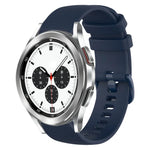 Dây đồng hồ silicone màu trơn kẻ ca-rô 20mm, Dành cho Samsung Galaxy Watch4 44mm, Dành cho Samsung Galaxy Watch4 Classic 46mm, Dành cho Samsung Galaxy Watch4 Classic 42mm, Dành cho Samsung Galaxy Watch Active 2